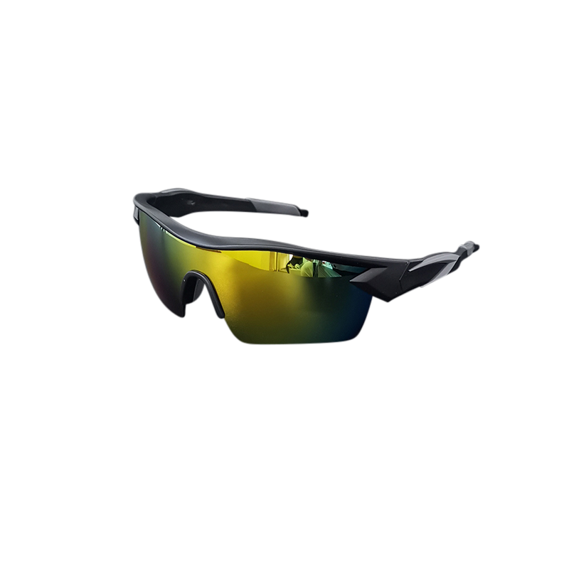 Fahrradbrille mit verspiegeltem Glas