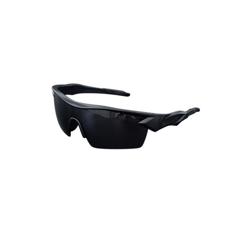Fahrradbrille mit verspiegeltem Glas