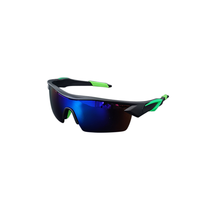 Fahrradbrille mit verspiegeltem Glas